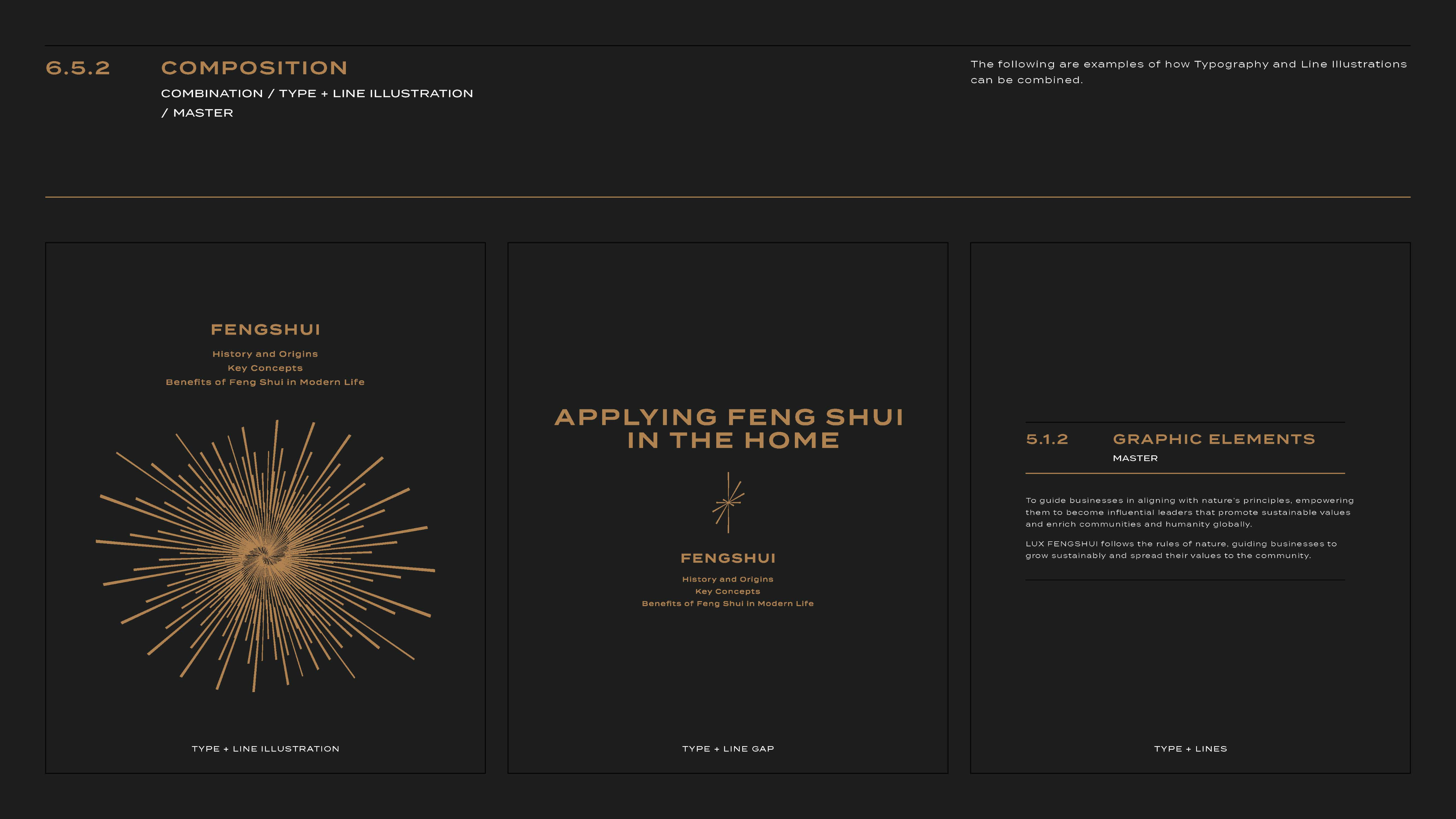 Lux Fengshui guilines composition