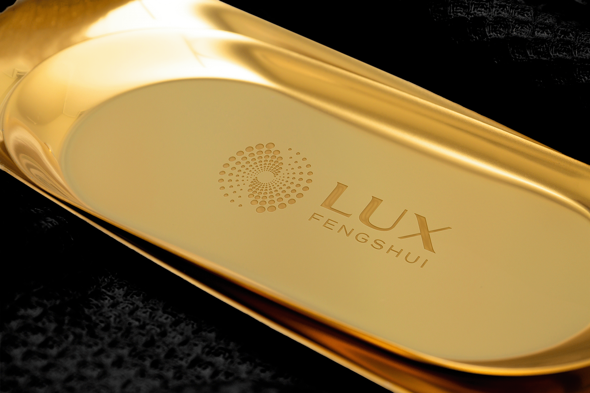 Lux Fengshui logo on gold